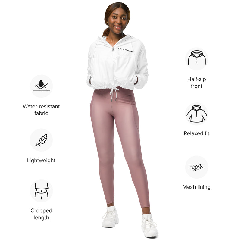 Queen Me cropped windbreaker