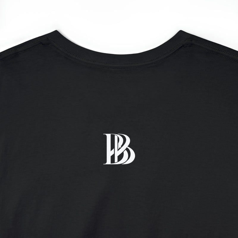 Brilliant Black Straight Logo Tee