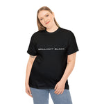 Brilliant Black Straight Logo Tee