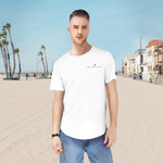Brilliant Black Curved Hem Tee