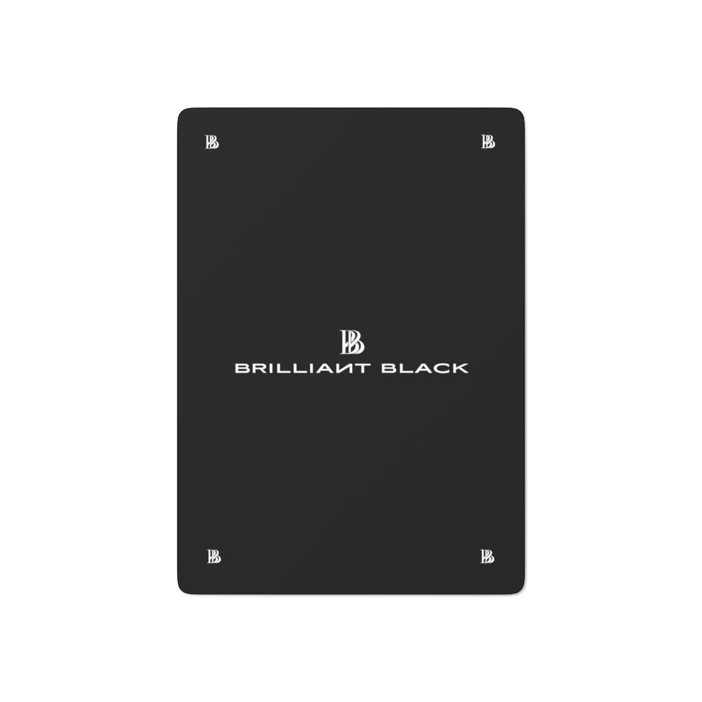 Brilliant Black Poker Cards