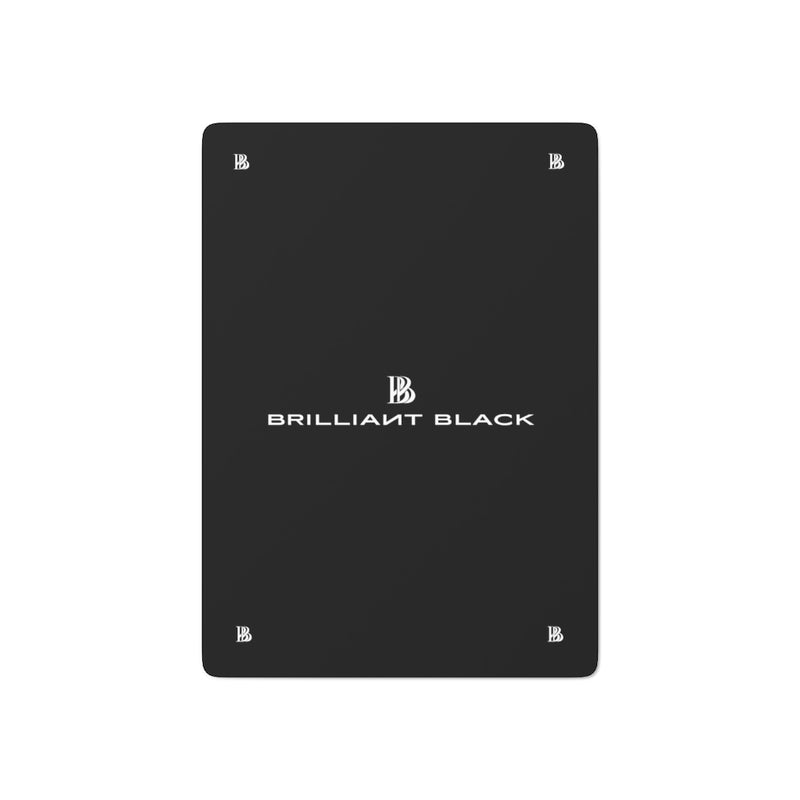 Brilliant Black Poker Cards