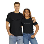 Brilliant Black Straight Logo Tee