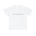 Brilliant Black Straight Logo Tee