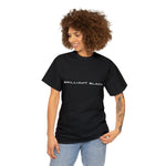 Brilliant Black Straight Logo Tee