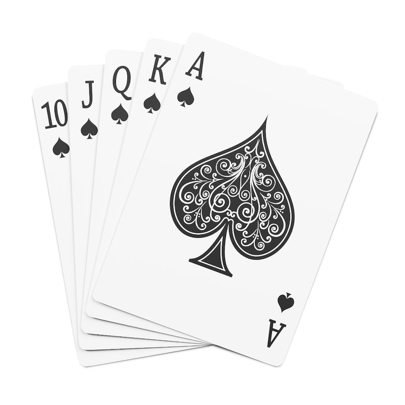Brilliant Black Poker Cards