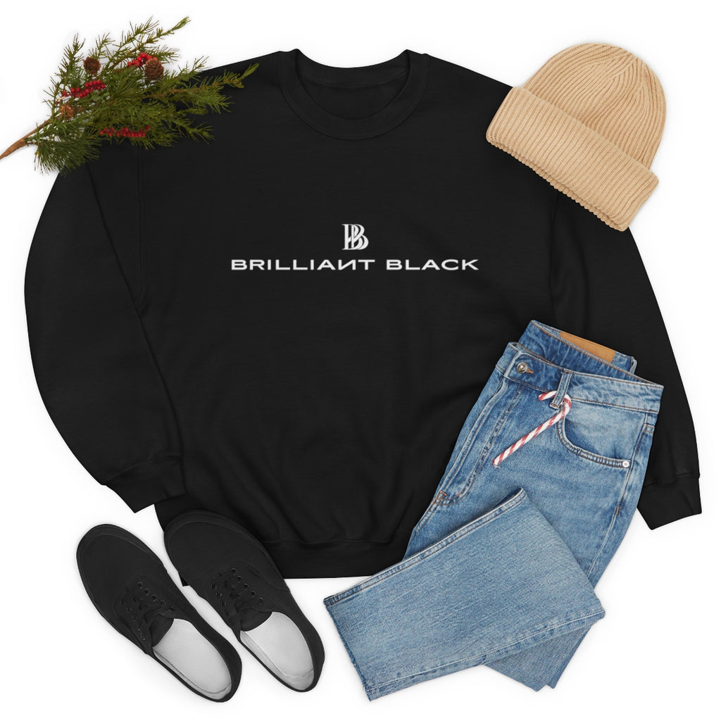 Brilliant Black Heavy Blend™ Crewneck Sweatshirt