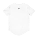 Brilliant Black Curved Hem Tee
