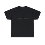 Brilliant Black Straight Logo Tee