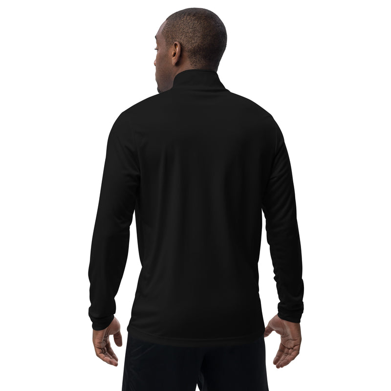 Brilliant Black Quarter Zip Pullover