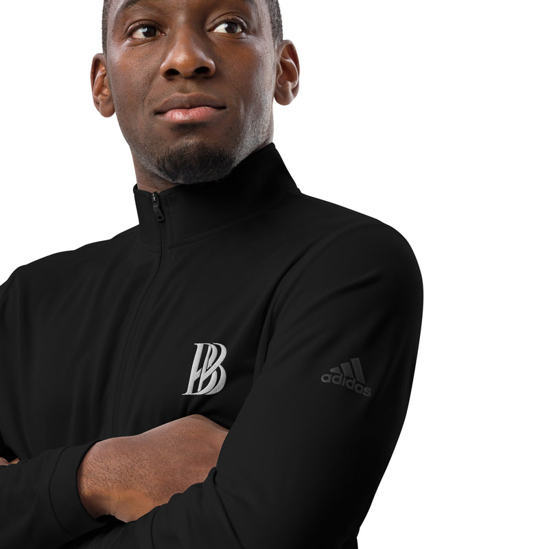 Brilliant Black Quarter Zip Pullover