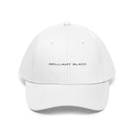 Brilliant Black Straight Logo Hat