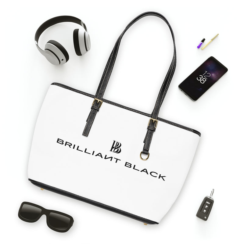 Brilliant Black Leather Shoulder Bag