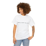 Brilliant Black Straight Logo Tee