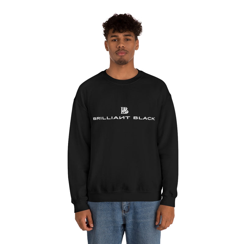 Brilliant Black Heavy Blend™ Crewneck Sweatshirt